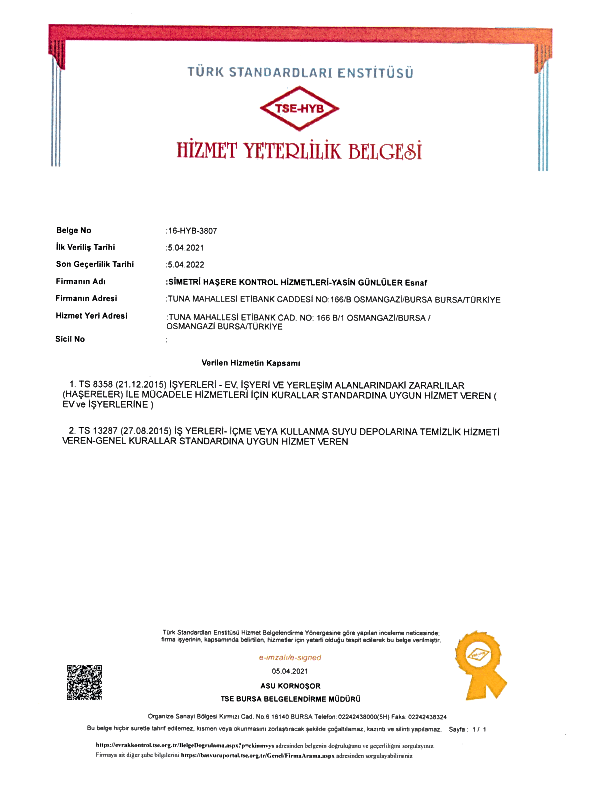 TSE Belgesi